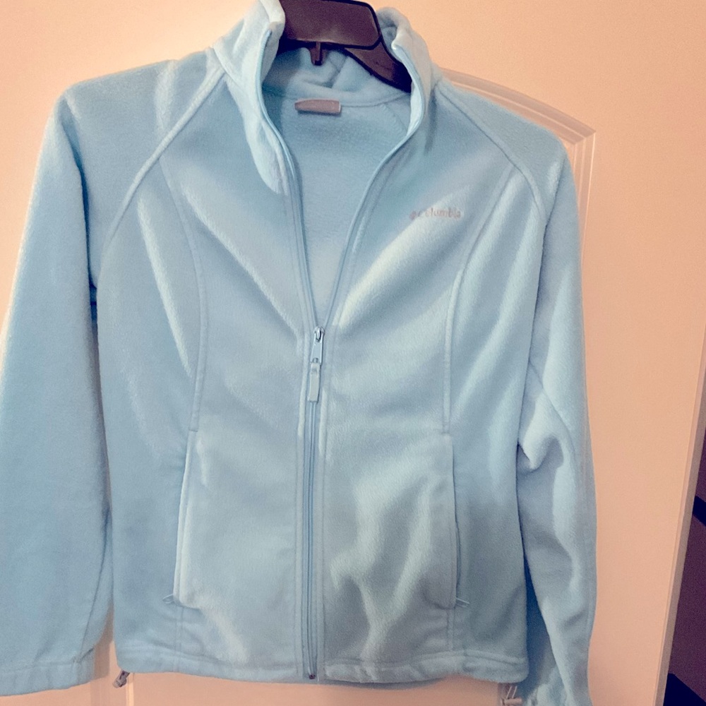 Womens Columbia full zip fleece sweatshirt